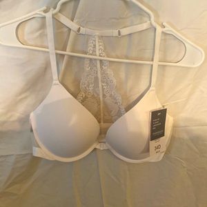 White Parisian intimates bra